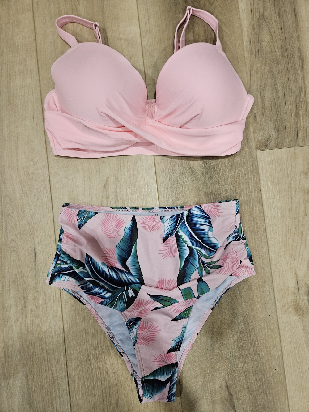 Victoria's Secret Pink Tropical High-Waist Bikini Set